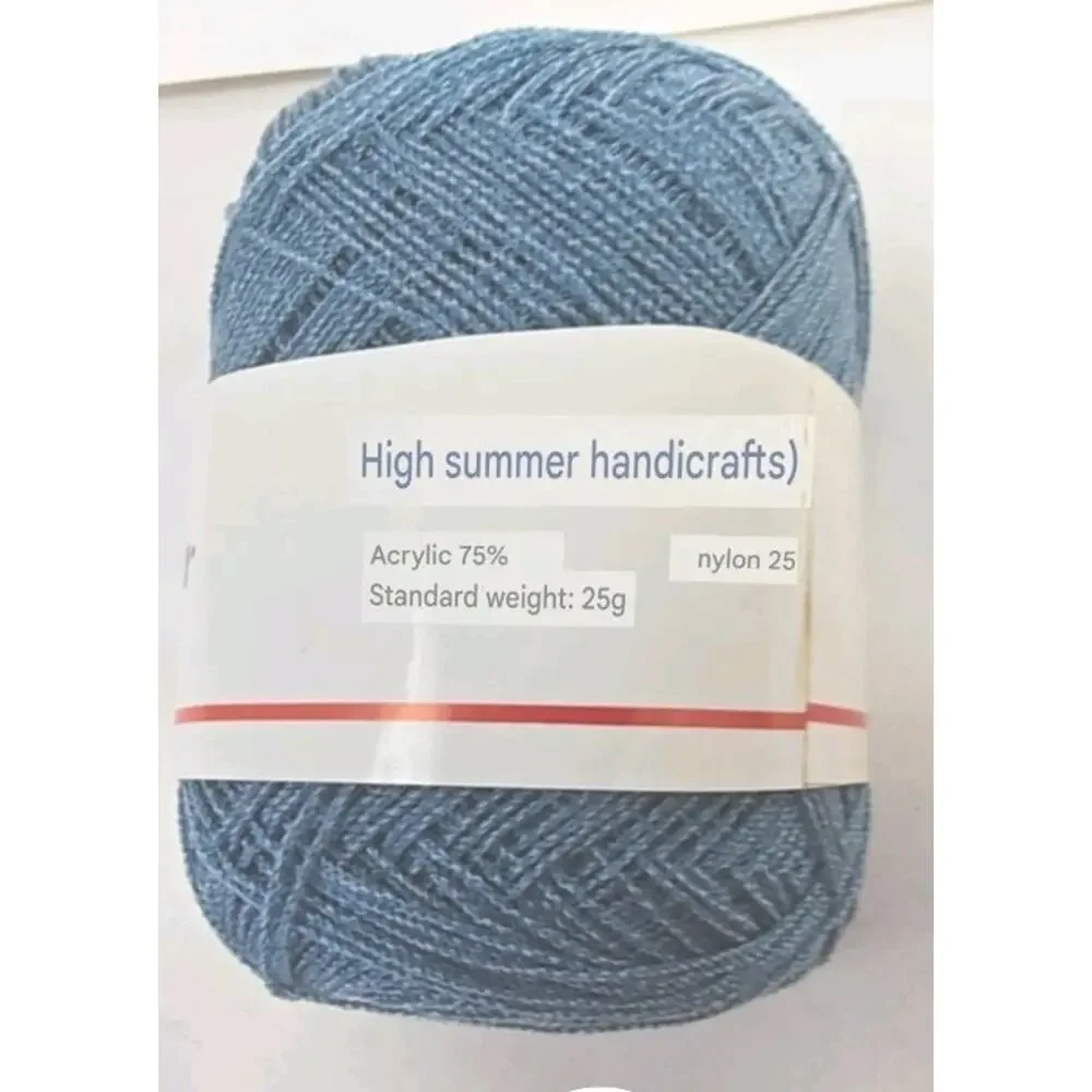 High Summer Craftys Knitting Yarn Thread Color #710 Lt Blue Lot of 12‎ U326